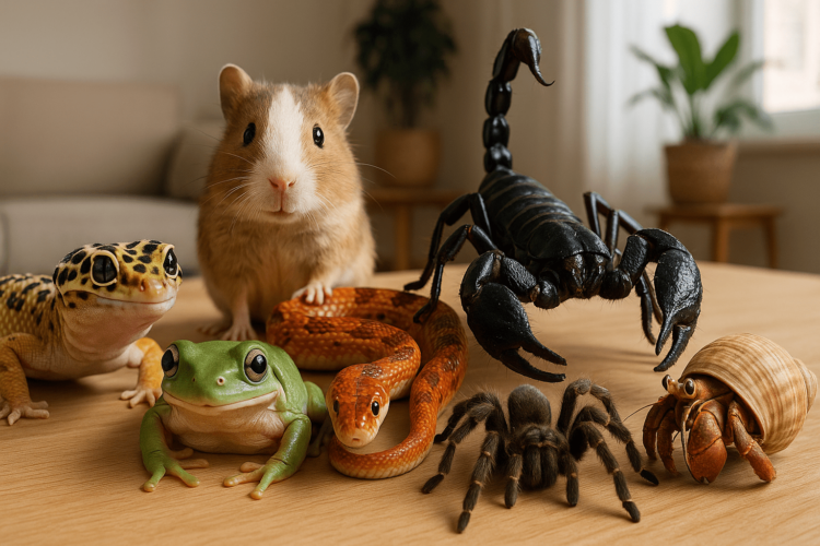 10 экзотических питомцев, которые спокойно живут даже в маленькой квартире. Этих экзотических животных можно завести даже в однушке. Фото.