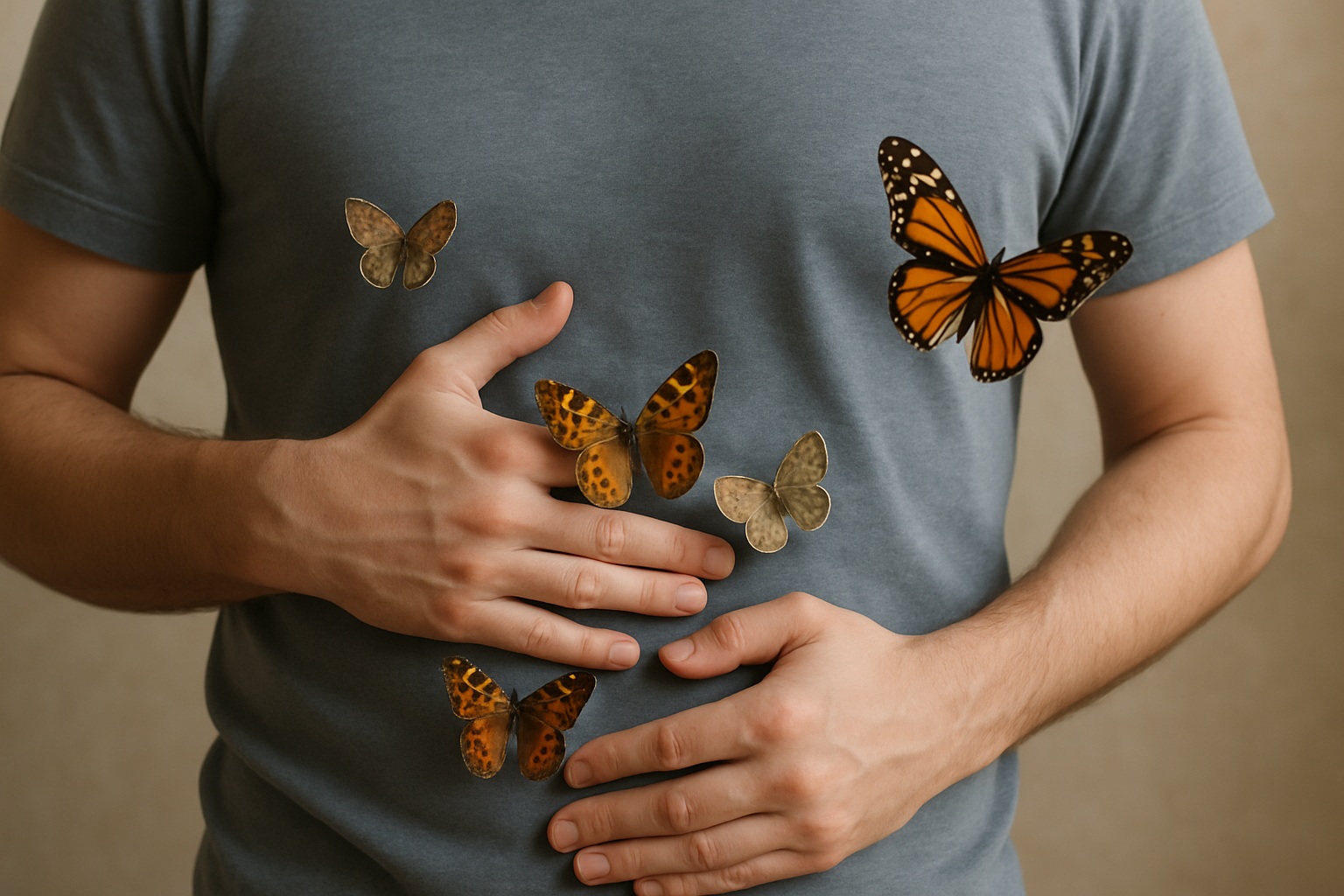Почему возникает чувство бабочек в животе?