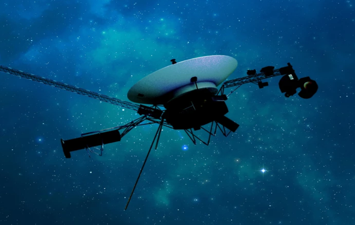 Как далеко сейчас Вояджер1 от Земли. Даже свет до него идет почти сутки