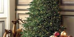 Половинчатые ёлки: новый тренд или способ сэкономить место дома? Половинчатые ёлки: новый тренд или способ сэкономить место дома? Фото.
