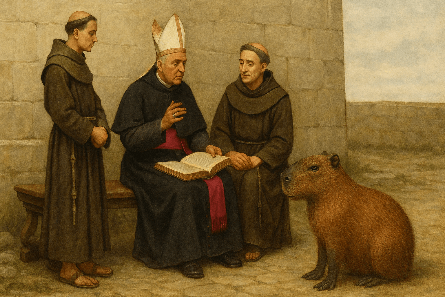 Почему Ватикан разрешил есть капибар во время Великого поста? - похожая новость на Toplenta