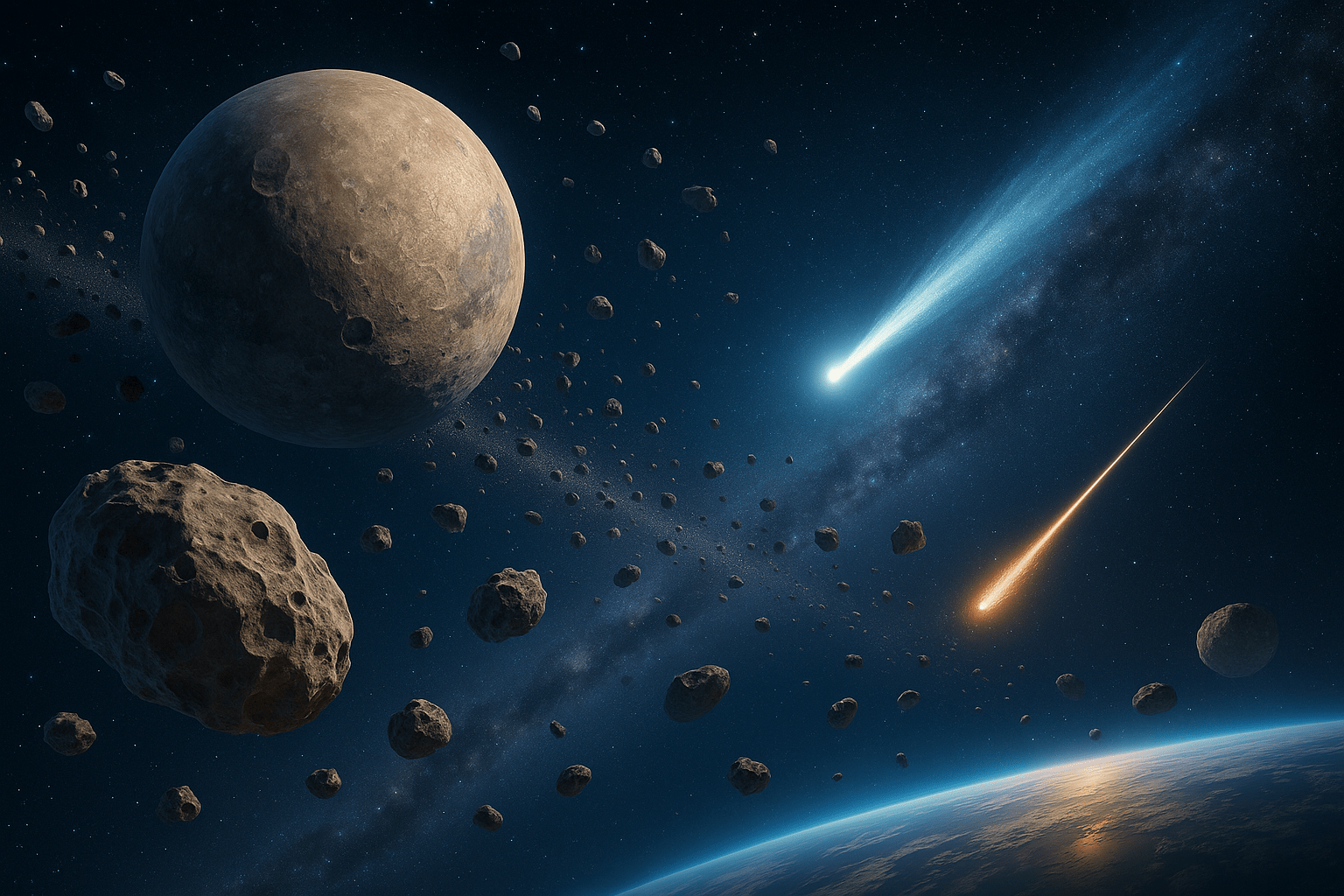 Чем отличаются астероиды, кометы, метеориты и другие космические тела Чем отличаются астероиды, кометы, метеориты и другие космические тела