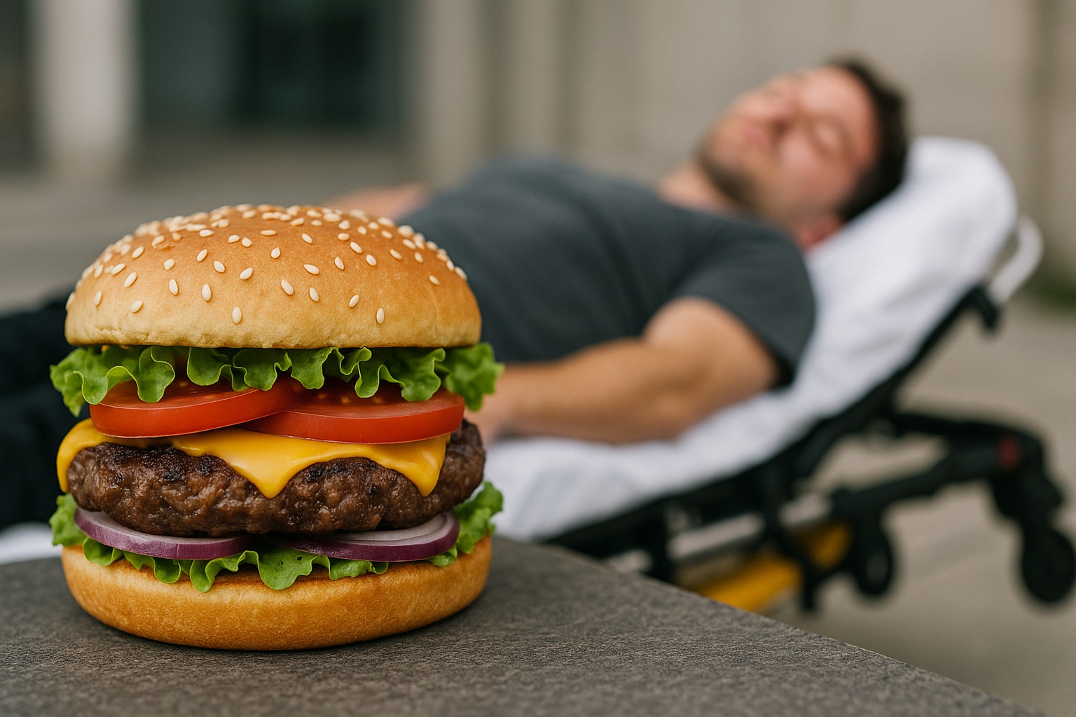 Человек умер из-за мяса. Умерший мужчина и не подозревал, что у него есть аллергия. Фото.