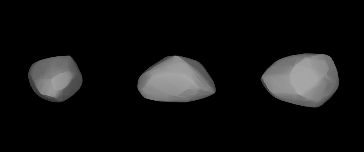 Потенциально опасные астероиды. Визуализация астероида Апофис. Источник фотографии: wikipedia.org. Фото.