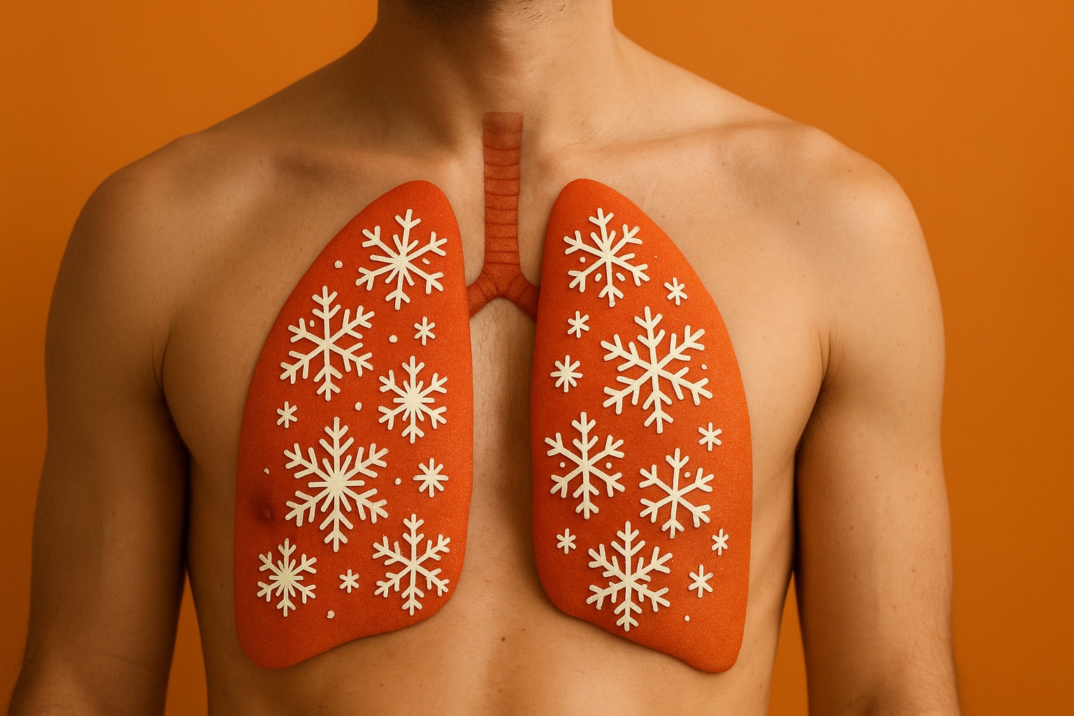 В полости носа вдыхаемый воздух нагревается до температуры около 30 градусов цельсия и увлажняется. Фото.