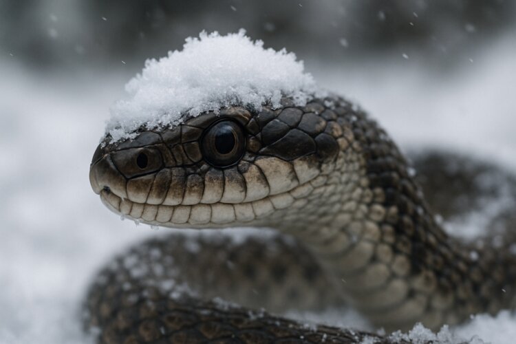 Где прячутся змеи, когда приходит зима. Если температура воздуха опускается ниже нуля, змеи уже не могут выжить. Где прячутся змеи, когда приходит зима. Если температура воздуха опускается ниже нуля, змеи уже не могут выжить. Фото.