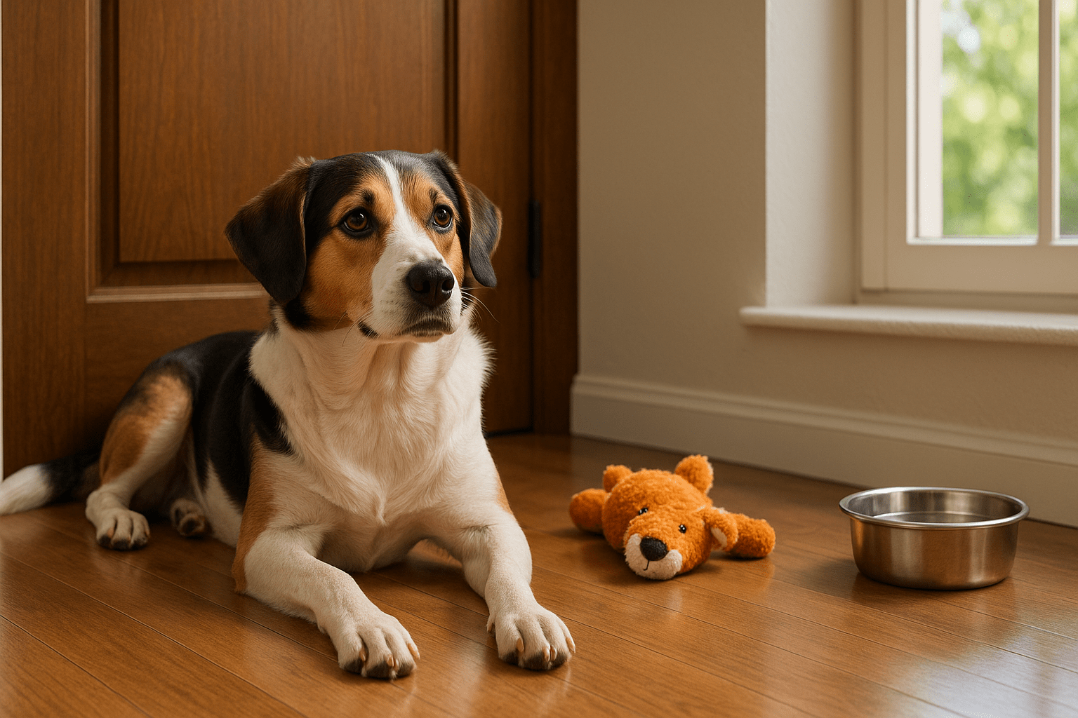 На какое время можно оставить собаку одну? - похожая новость на Toplenta