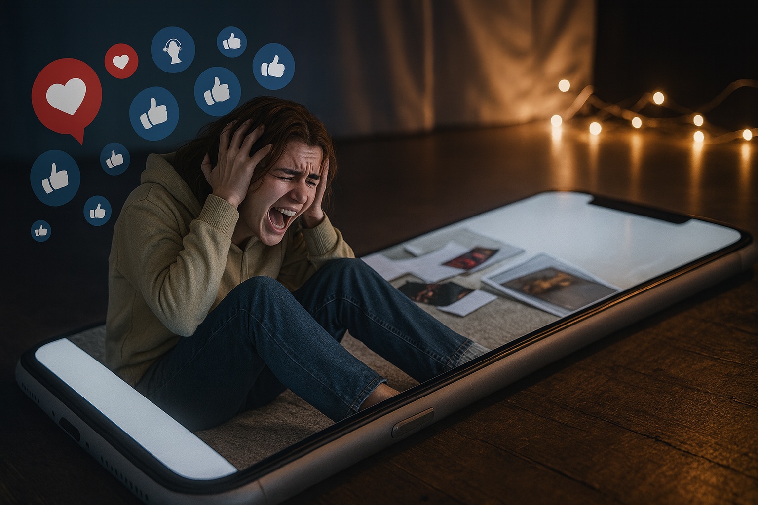 Симптомы депрессии отступают уже через неделю после отказа от соцсетей. Фото.