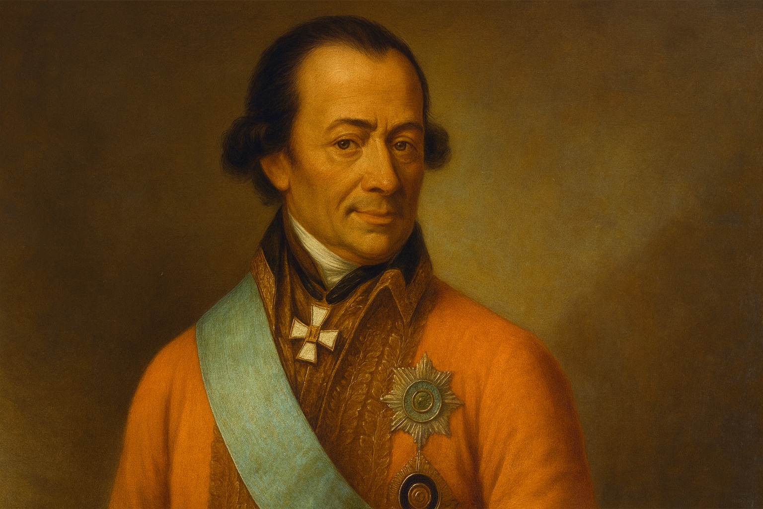 Абрам Ганнибал — прадед Александра Пушкина. Фото.