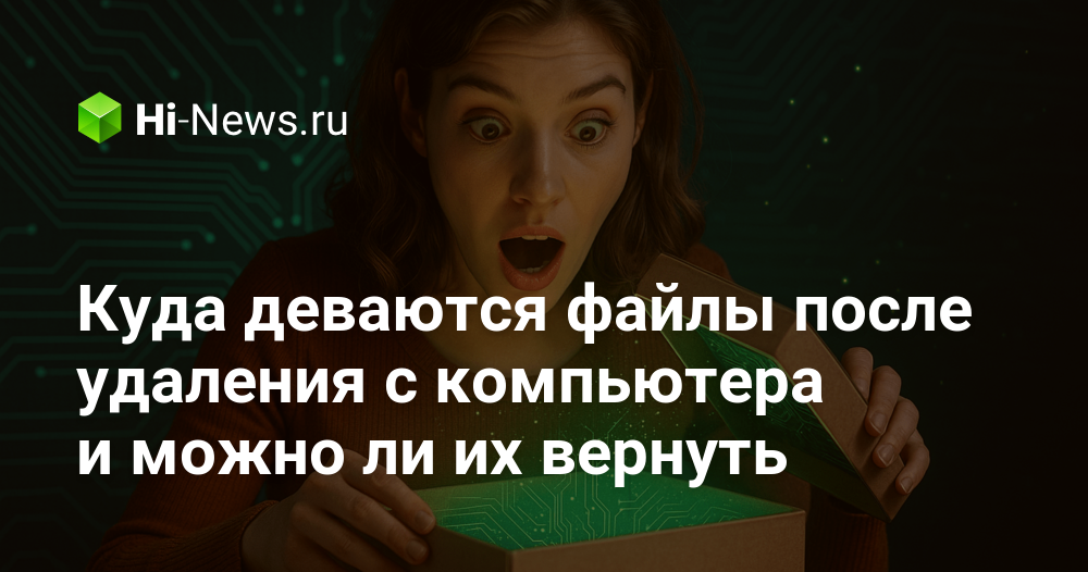 Куда деваются файлы после удаления с компьютера и можно ли их вернуть