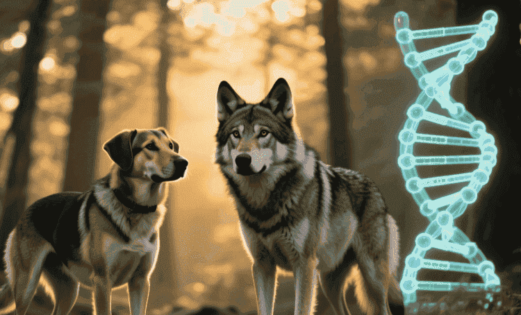 Даже у маленьких собак есть связь с волками. Вы не представляете насколько они близки. Даже домашние собаки — немного волки. Даже у маленьких собак есть связь с волками. Вы не представляете насколько они близки. Даже домашние собаки — немного волки. Фото.