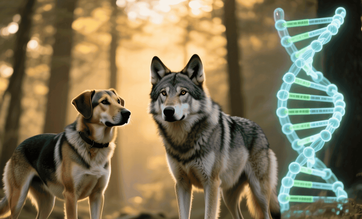 Даже у маленьких собак есть связь с волками. Вы не представляете насколько они близки