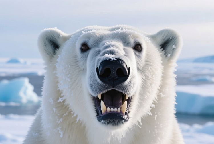 Наследие древних изменений. Белым медведям не нужны зубы для перетирания растительной пищи. Наследие древних изменений. Белым медведям не нужны зубы для перетирания растительной пищи. Фото.