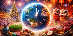 Почему в разных странах Новый год отмечают в разные даты. Фото.
