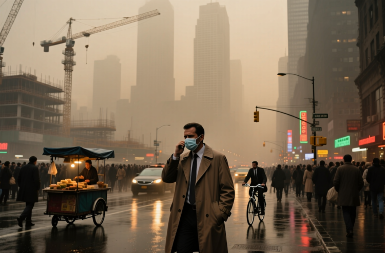 Двойной подход к исследованию. Даже азиатские города сейчас уже не такие грязные, но если загрязнение видно, это не значит, что воздух чистый. Двойной подход к исследованию. Даже азиатские города сейчас уже не такие грязные, но если загрязнение видно, это не значит, что воздух чистый. Фото.