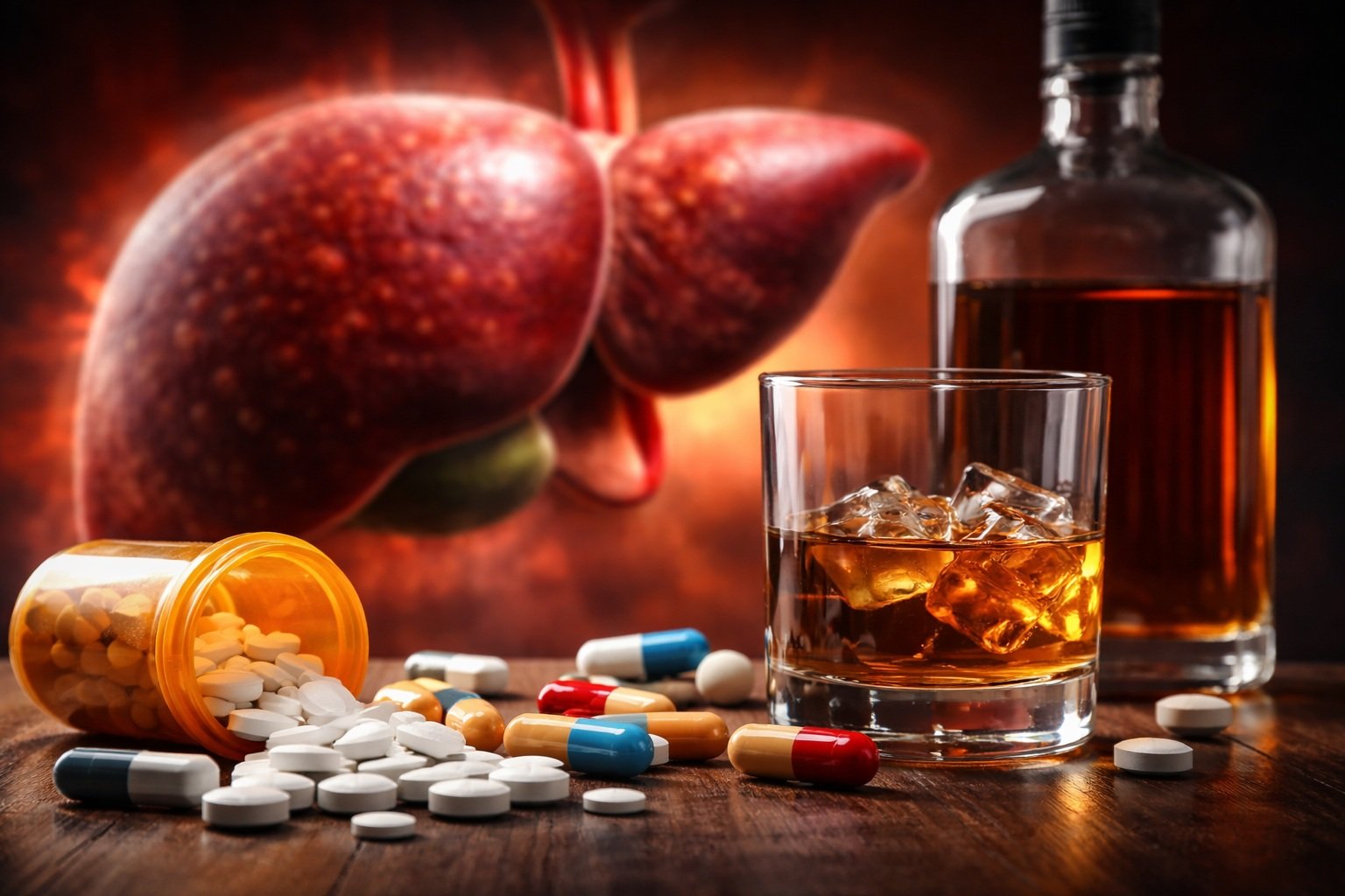 Как минимум, из-за алкоголя таблетки могут просто не подействовать. Фото.