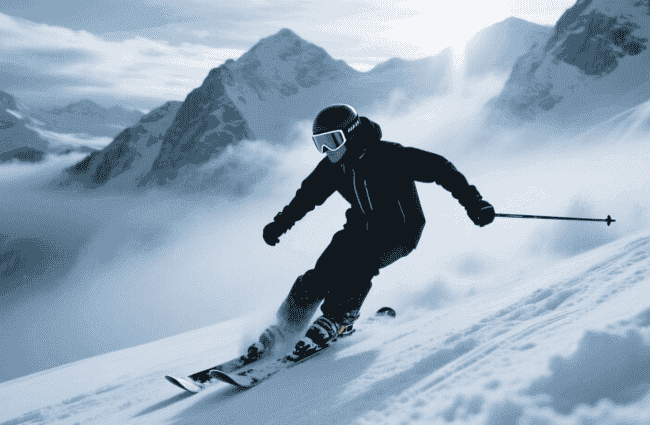 Представлены AR-очки для лыжников, которые позволят видеть больше. Фото.