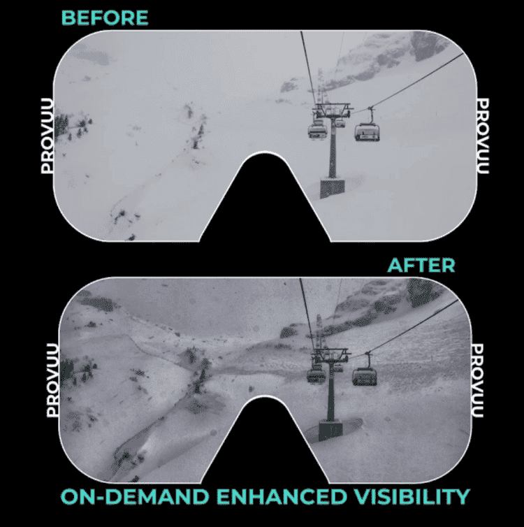 Практическое применение и автономность. Сравнение обычного обзора и с дополненной реальностью. Изображение newatlas. Практическое применение и автономность. Сравнение обычного обзора и с дополненной реальностью. Изображение newatlas. Фото.