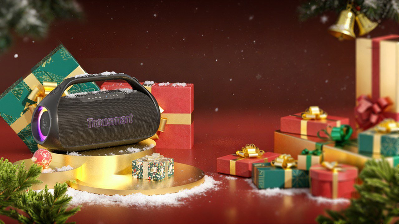 Tronsmart Bang 2 — мощный бумбокс для дачи. Под такую колонку можно и вечеринку закатить. Фото.