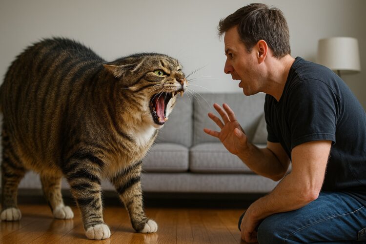 Они могли бы нас убить. Да, злить огромных котов — очень плохая идея. Они могли бы нас убить. Да, злить огромных котов — очень плохая идея. Фото.