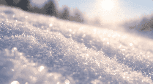 Почему снег искрится на солнце и блестит в мороз: простое научное объяснение. Фото.