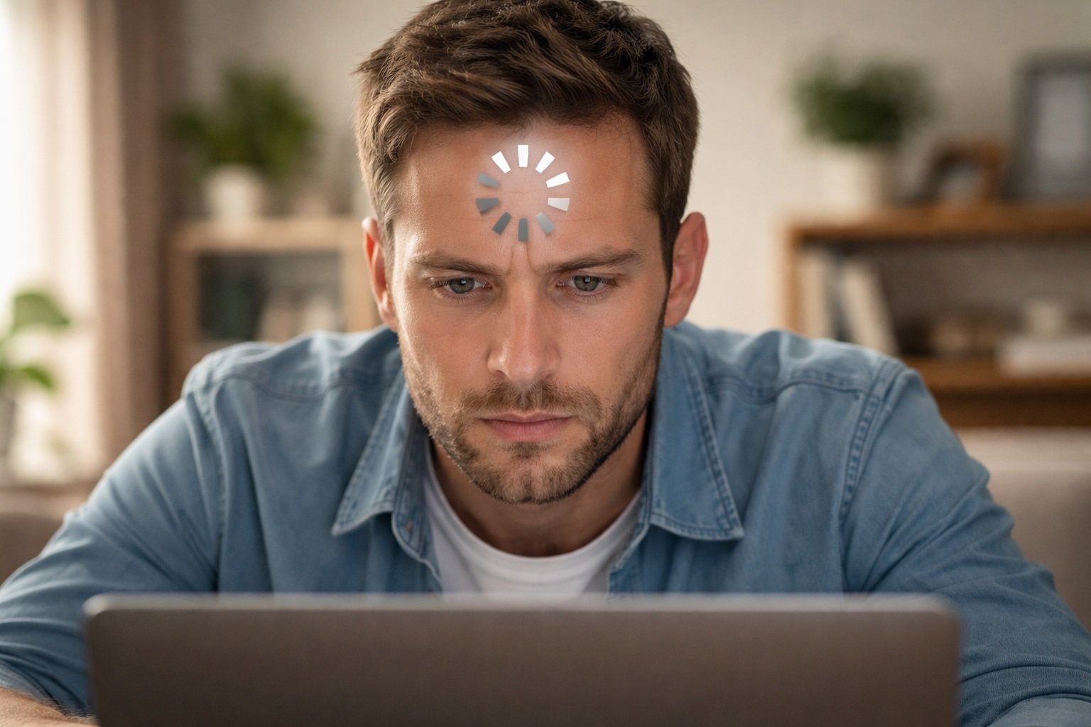 Снижение концентрации и внимания. Без кофе мозг человека начинает работать очень медленно, но потом это проходит. Фото.