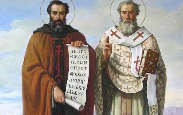 Почему в русском алфавите именно 33 буквы, и куда пропали остальные. Кирилл и Мефодий — это братья-монахи, которые создали первую славянскую письменность и заложили основу русского алфавита. Источник изображения: donpress.ru. Почему в русском алфавите именно 33 буквы, и куда пропали остальные. Кирилл и Мефодий — это братья-монахи, которые создали первую славянскую письменность и заложили основу русского алфавита. Источник изображения: donpress.ru. Фото.