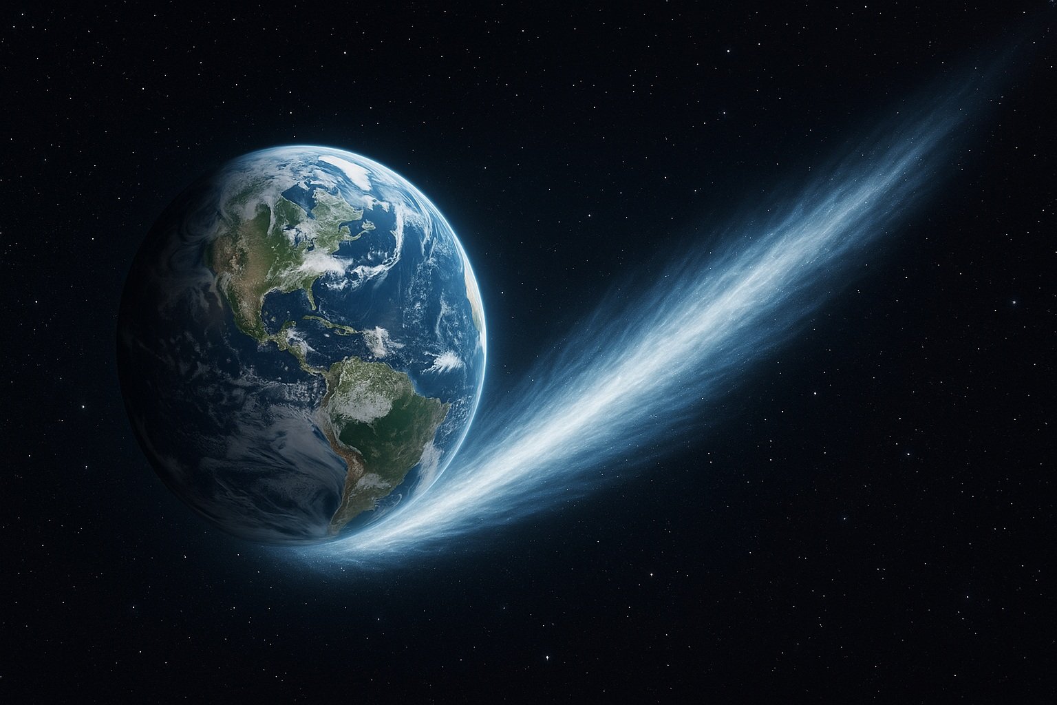 У Земли есть хвост длиной 2 миллиона километров: факт, о котором многие не знают