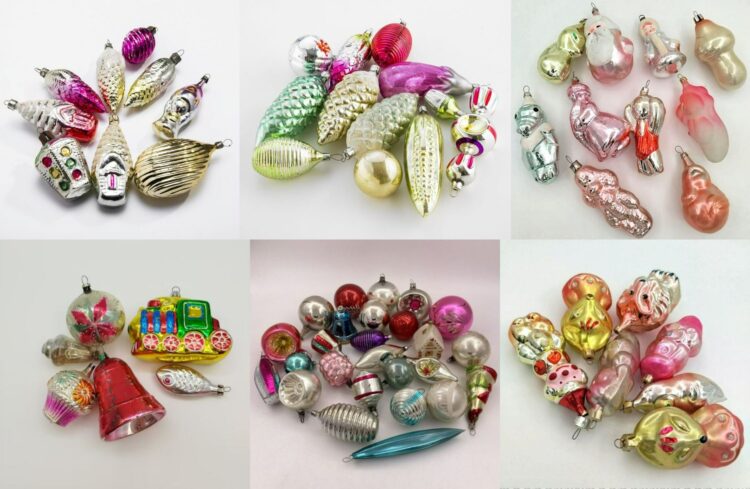 Какие сюжеты были на ёлочных игрушках в СССР. Советские ёлочные игрушки и сейчас покупают, продают, коллекционируют. Источник изображения: monetnik.ru. Фото.