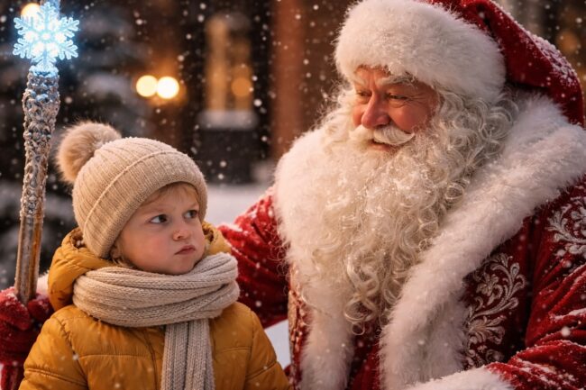 Во сколько лет дети перестают верить в Деда Мороза. Фото.