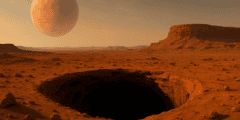 Что скрывают пещеры на Марсе: инопланетную жизнь? Что скрывают пещеры на Марсе: инопланетную жизнь? Фото.