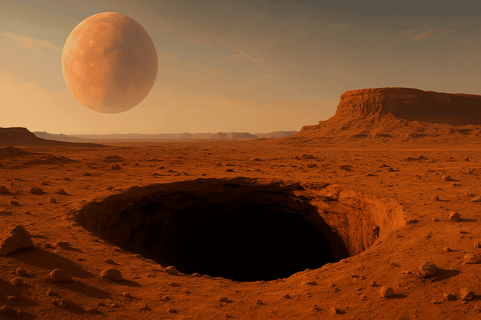 Что скрывают пещеры на Марсе: инопланетную жизнь? Что скрывают пещеры на Марсе: инопланетную жизнь?