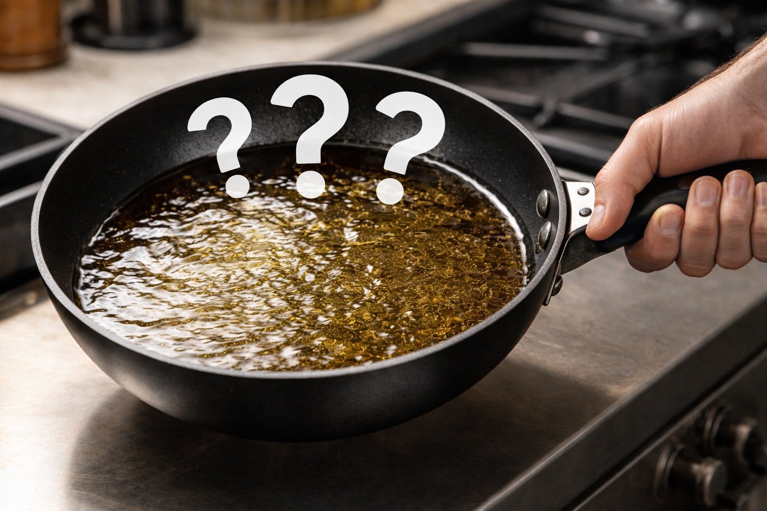 Остатки масла после жарки: куда деть, если нельзя выливать в унитаз