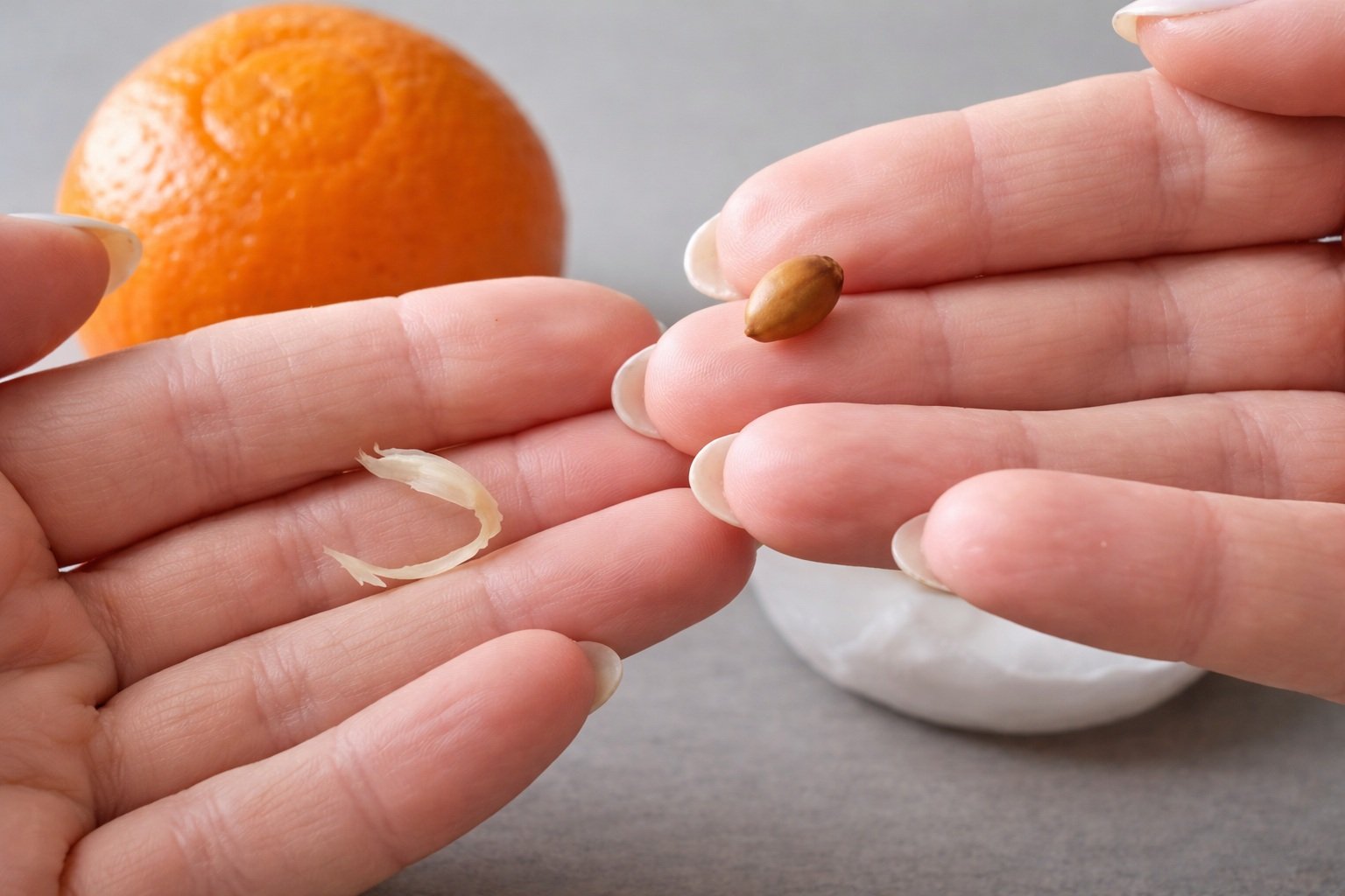 Что будет если съесть косточку мандарина. Мандариновые косточки можно посадить и вырастить дерево. Фото.