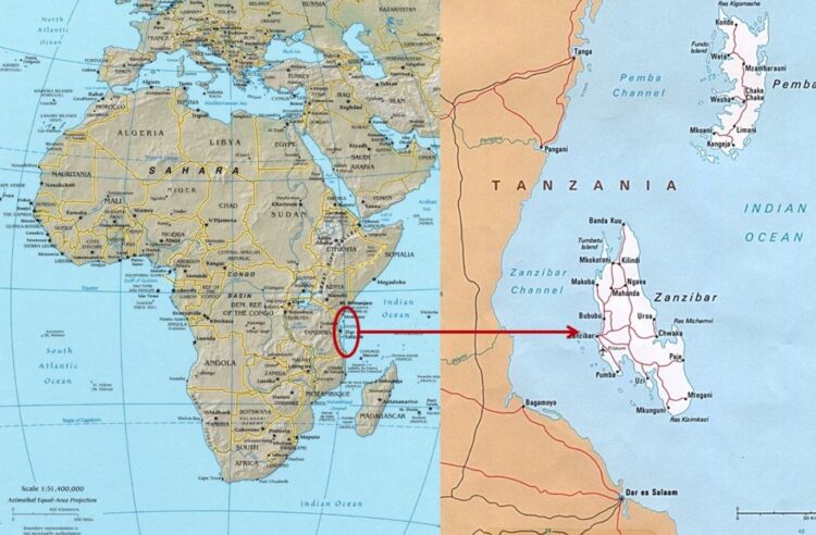 Как началась самая быстрая война в истории. Зазинбар на карте мира. Источник изображения: Live Science. Фото.