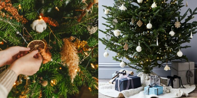 Натуральные ёлки 2025: спокойные тона, фактура и тренд Quiet Luxury. Натуральные/землистые палитры и текстуры — прямой тренд: схемы типа Earthy Indulgence, Rustic Elegance с деревом, матовыми шарами, сушёными фруктами и т.д. Источники изображений: realt.by, storage.googleapis.com. Натуральные ёлки 2025: спокойные тона, фактура и тренд Quiet Luxury. Натуральные/землистые палитры и текстуры — прямой тренд: схемы типа Earthy Indulgence, Rustic Elegance с деревом, матовыми шарами, сушёными фруктами и т.д. Источники изображений: realt.by, storage.googleapis.com. Фото.