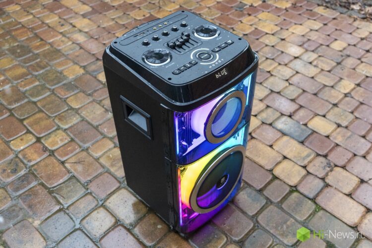 Портативная колонка на колесах мощностью 1200 Вт. Обзор Урал Молот 103. Слушай ее хоть дома, хоть на улице. Фото.