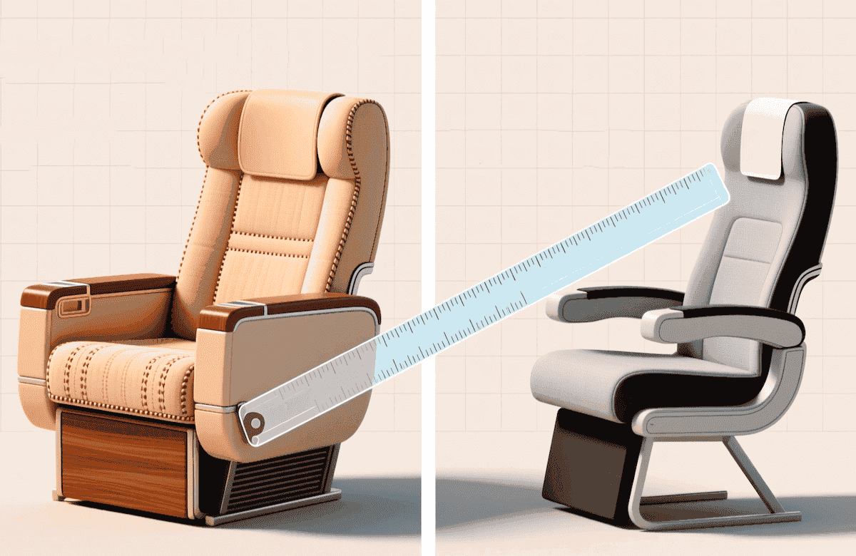 Ни для кого не секрет, что бизнесс-класс сильно отличается по комфорту от эконома. Фото.