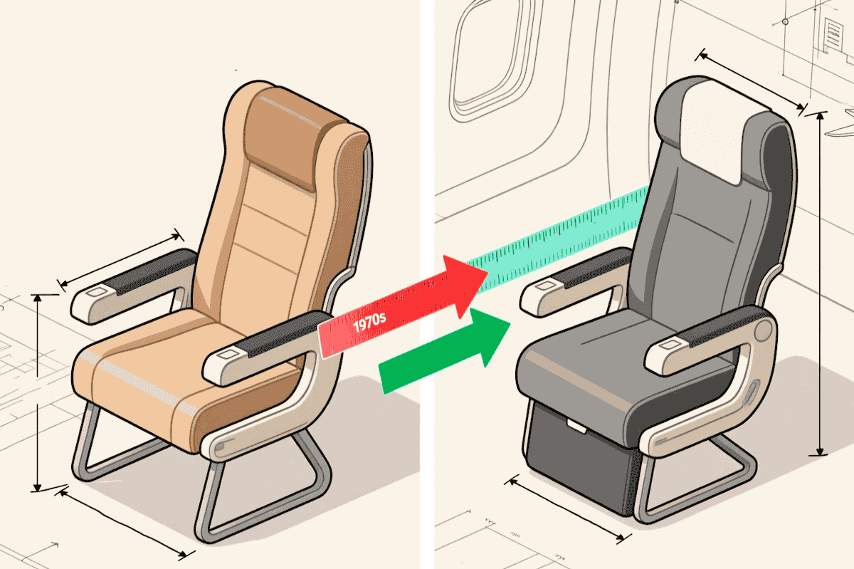 С годами кресла стали менее комфортными. Фото.