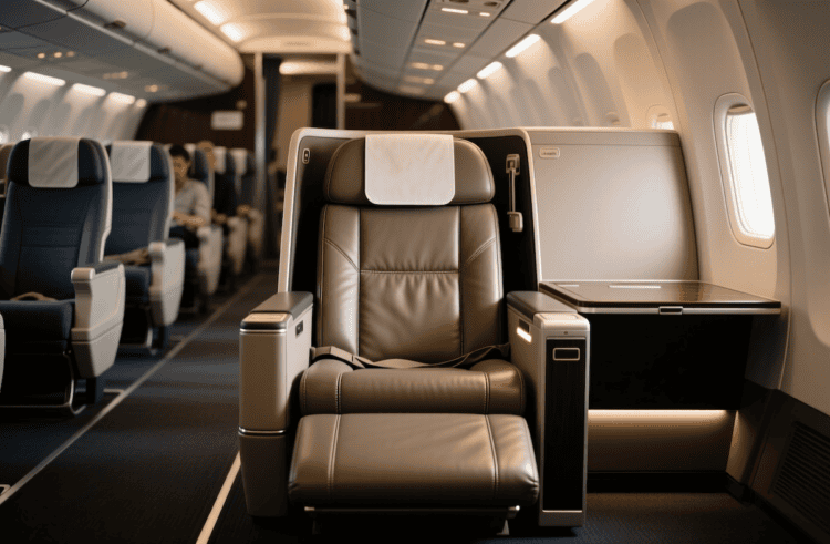 Станут ли самолеты более комфортными. Самые дорогие билеты и вовсе позволяют летать лежа. Фото.