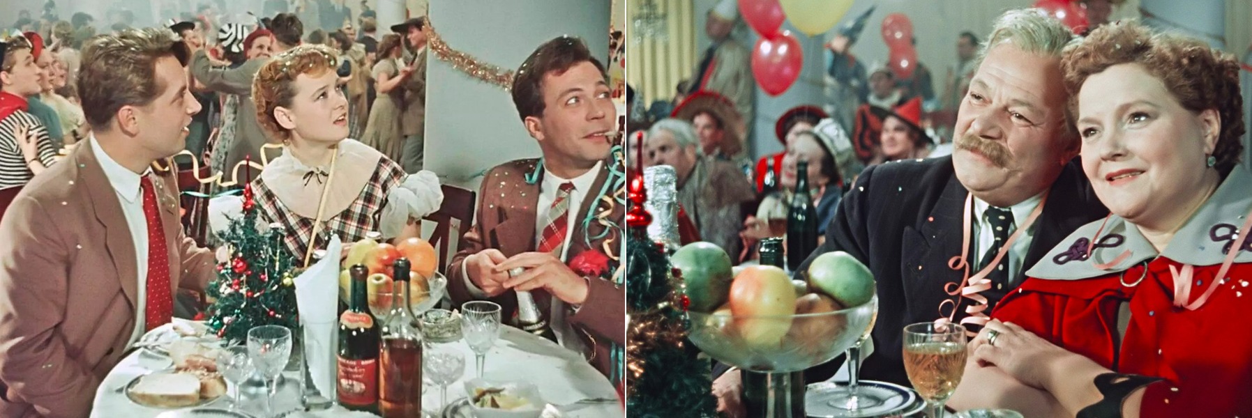 Горячие блюда и закуски для русского новогоднего стола. Вот так можно собрать ностальгичный новогодний стол, чтобы все сказали: «Вот это по-нашему!». Кадры из к/ф «Карнавальная ночь». Источники изображений: prostolike.net, kinoafisha.info. Фото.