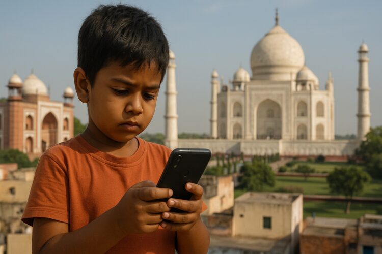Пакистан и Индия: ставка на контроль родителей. В Индии хотят пускать детей в социальные сети только с разрешения родителей. Фото.