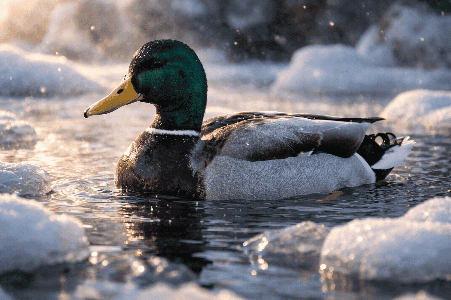 Почему утки не мёрзнут в холодной воде: хитрый природный трюк