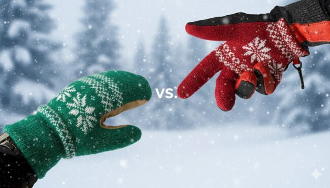 Почему варежки греют лучше перчаток: простая физика, которую мы чувствуем кожей. Фото.