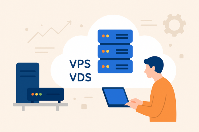 Что такое виртуальный сервер, чем отличаются VDS и VPS и зачем они нужны. Фото.
