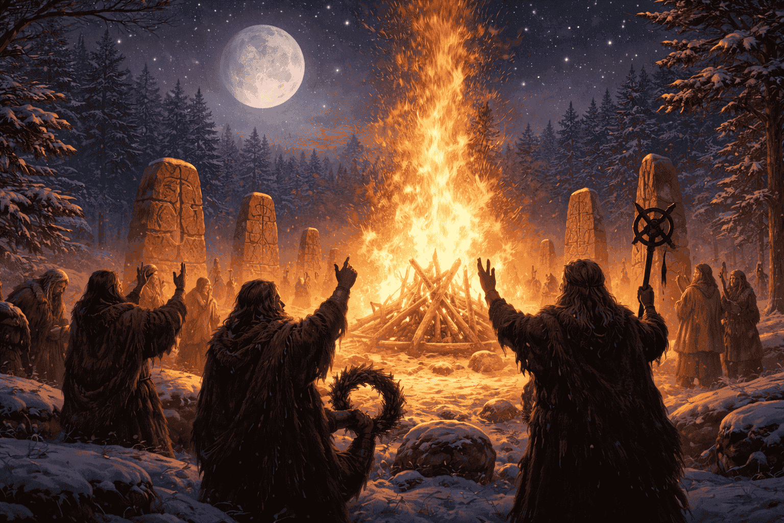 В разных культурах работали календарные ритуалы и обеты. Например, у вавилонян есть ранние практики новогодних обещаний (это скорее обеты богам, чем «желания»). Фото.