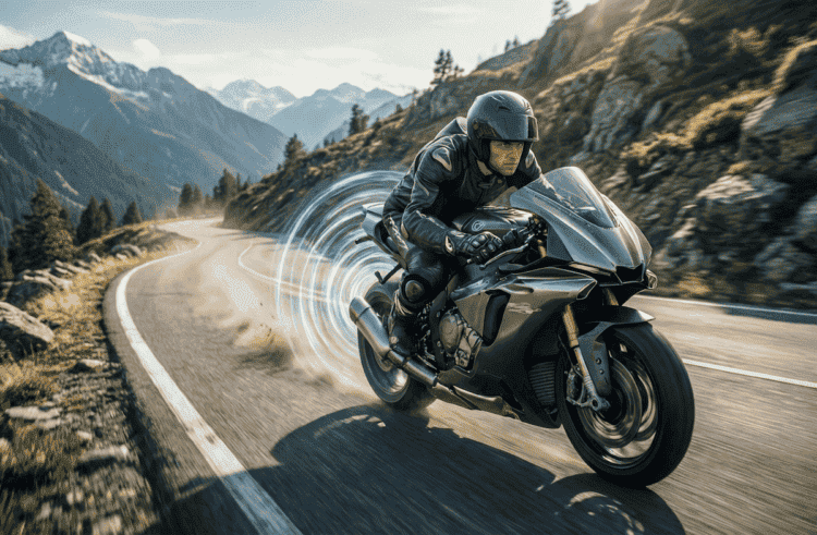 Разработана новая система безопасности для мотоцикла. Такого вы еще не видели. Системы безопасности мотоциклов не перестают развиваться. Фото.