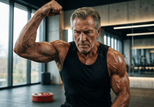 Как физические упражнения омолаживают мышцы и восстанавливают их силу. Фото.