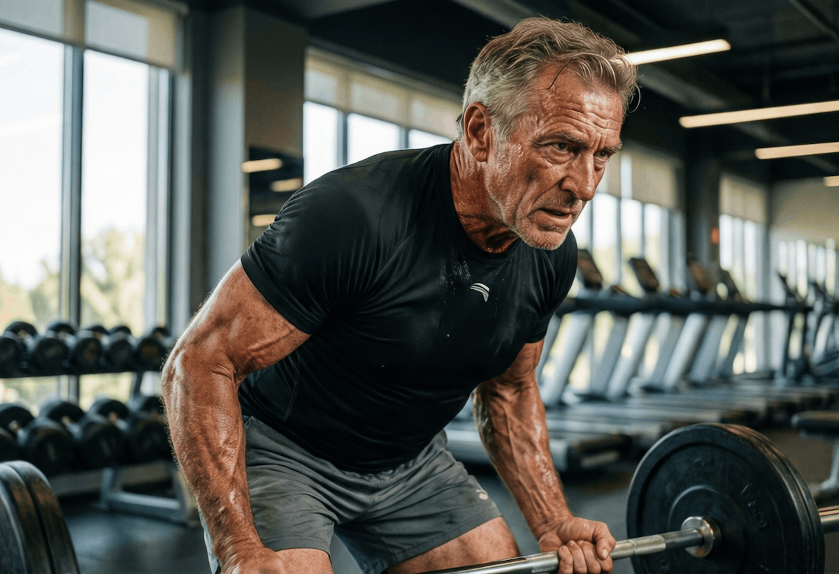 Чтобы быть здоровым, нужно правильно тренироваться. Но главное вообще что-то делать, а не просто сидеть и стареть. Фото.