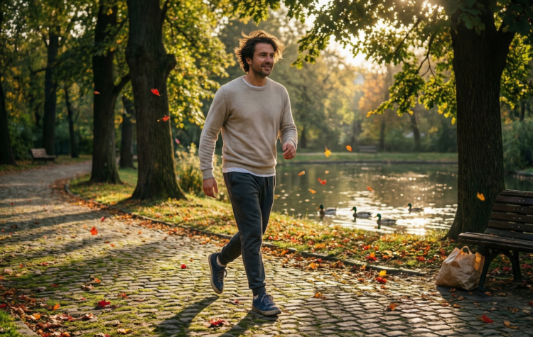 Как всего несколько минут упражнений в день продлевают жизнь на годы. Если встанешь и чуть-чуть походишь, будешь жить дольше. Фото.
